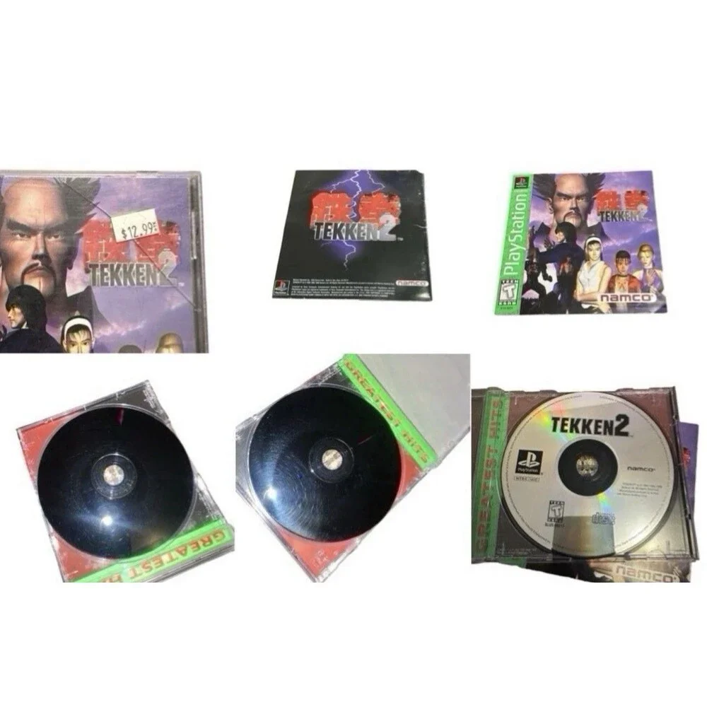 Tekken 2 [Greatest Hits] (Sony PlayStation 1) CIB, Tested & Working Reg. Card